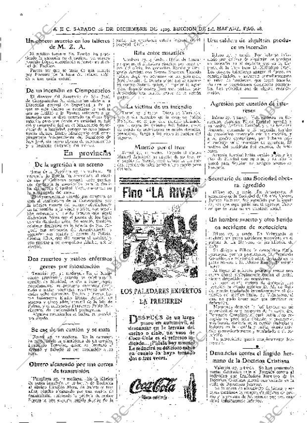ABC MADRID 28-12-1929 página 28