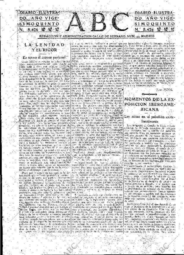 ABC MADRID 28-12-1929 página 3