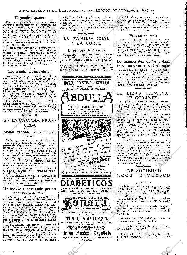 ABC SEVILLA 28-12-1929 página 27
