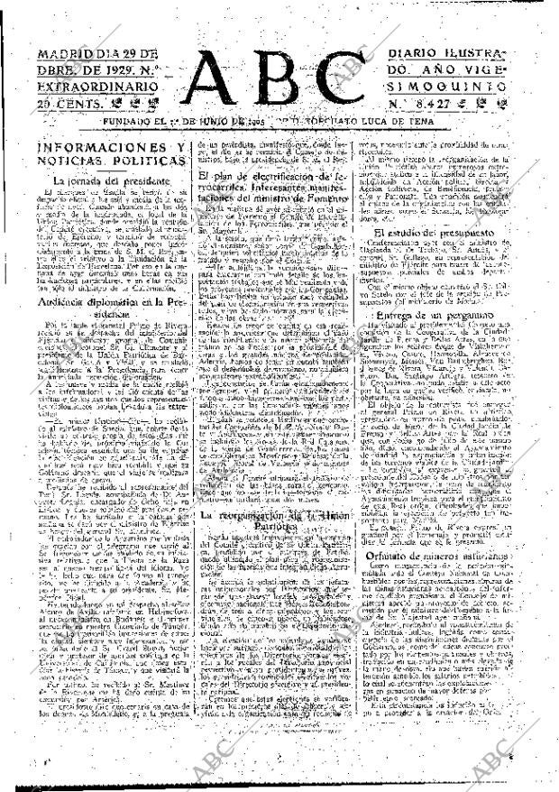 ABC MADRID 29-12-1929 página 61