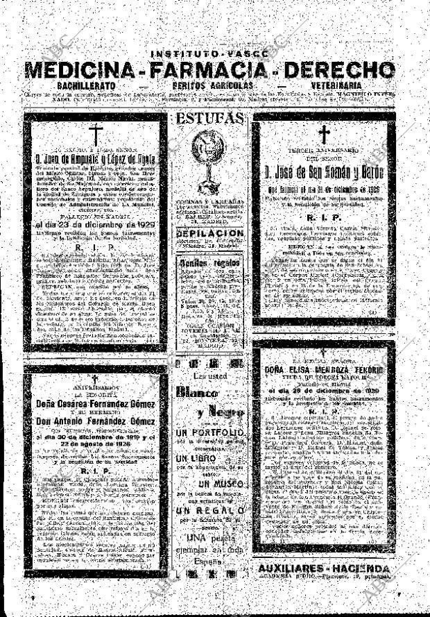 ABC MADRID 29-12-1929 página 89