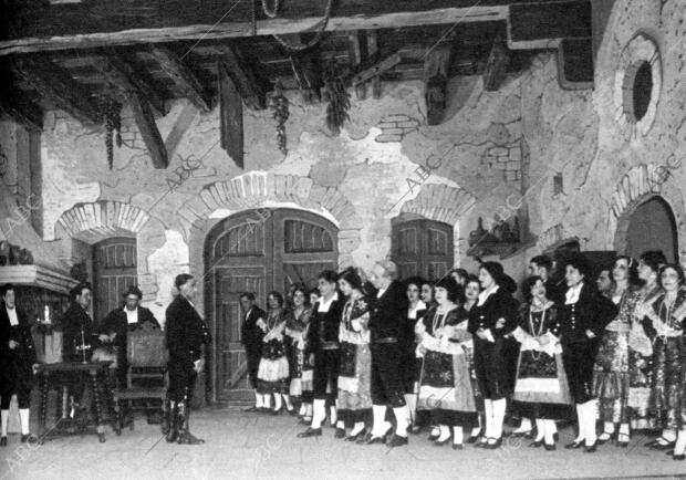 «el cantar del Arriero», en el teatro victoria de Barcelona, año 1930