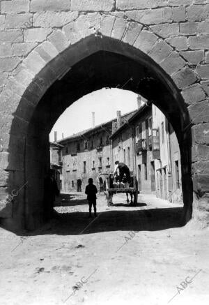 Una de las Calles del pueblo Aguilar del Campóo (Palencia)