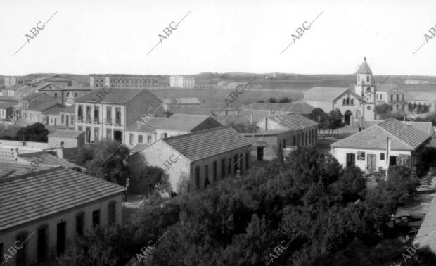 Vista parcial del pueblo de los Alcázares, en Murcia, donde Destacan los...