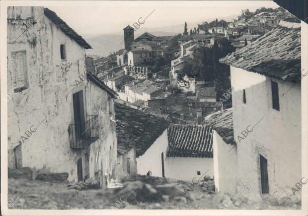 Vista general de la localidad de Cazorla desde una de sus Empinadas Calles