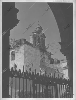 Vista de la iglesia de san Dionisio, patrono de jerez de la Frontera,...