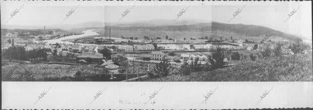 Puerto fluvial de Puentecesures, en el río Ulla