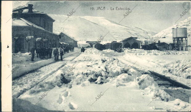 Aspecto de la estación de Jaca Nevada