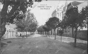 Calle de san Roque A. en la localidad de Ribadeo