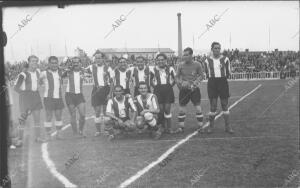 Equipo del hércules de Alicante C.F. Foto Bosch y Jerez