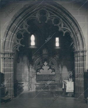 Célebre capilla de la Hilandera, en la iglesia Parroquial