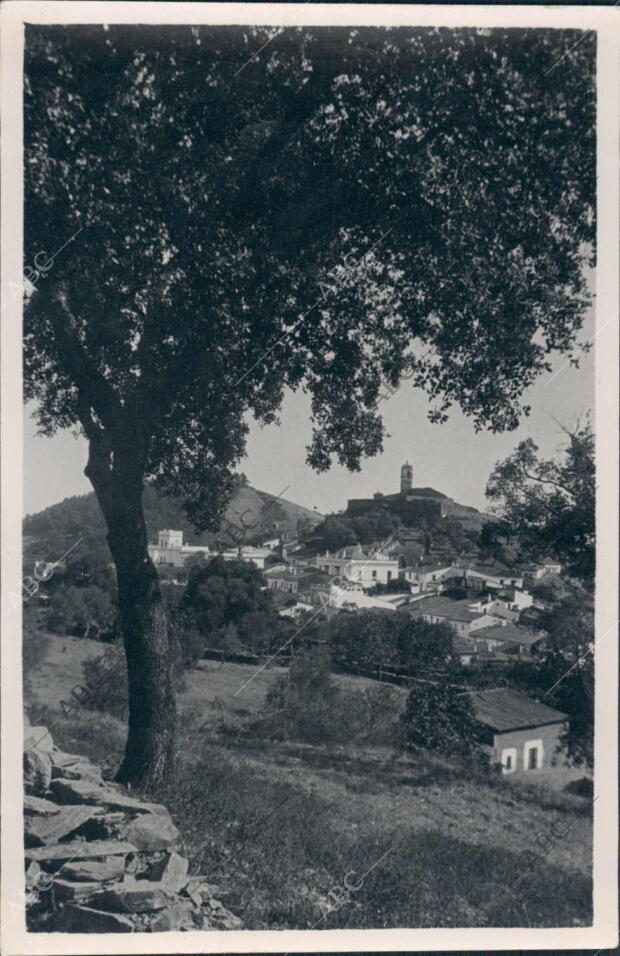 Panorámica de Almonaster la Real, en la Sierra de Aracena