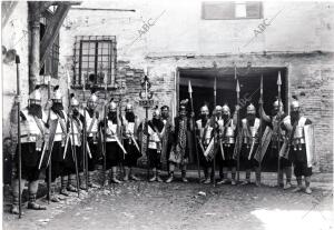 Semana santa en Zaragoza: guardia Pretoriana