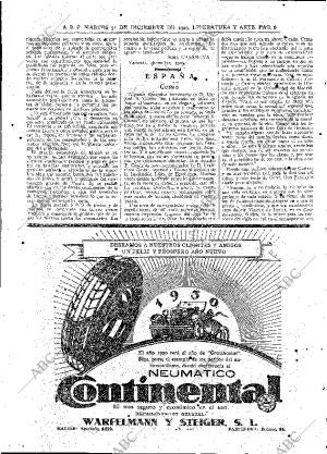 ABC MADRID 31-12-1929 página 6