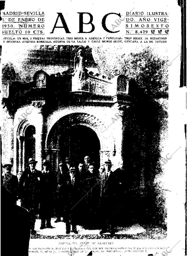 ABC SEVILLA 01-01-1930 página 1
