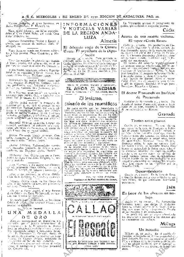 ABC SEVILLA 01-01-1930 página 22