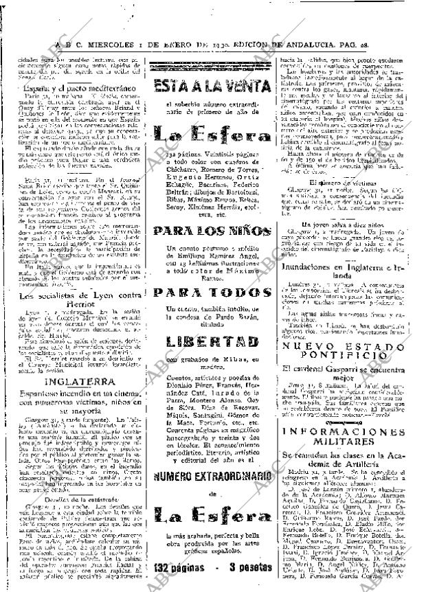 ABC SEVILLA 01-01-1930 página 28