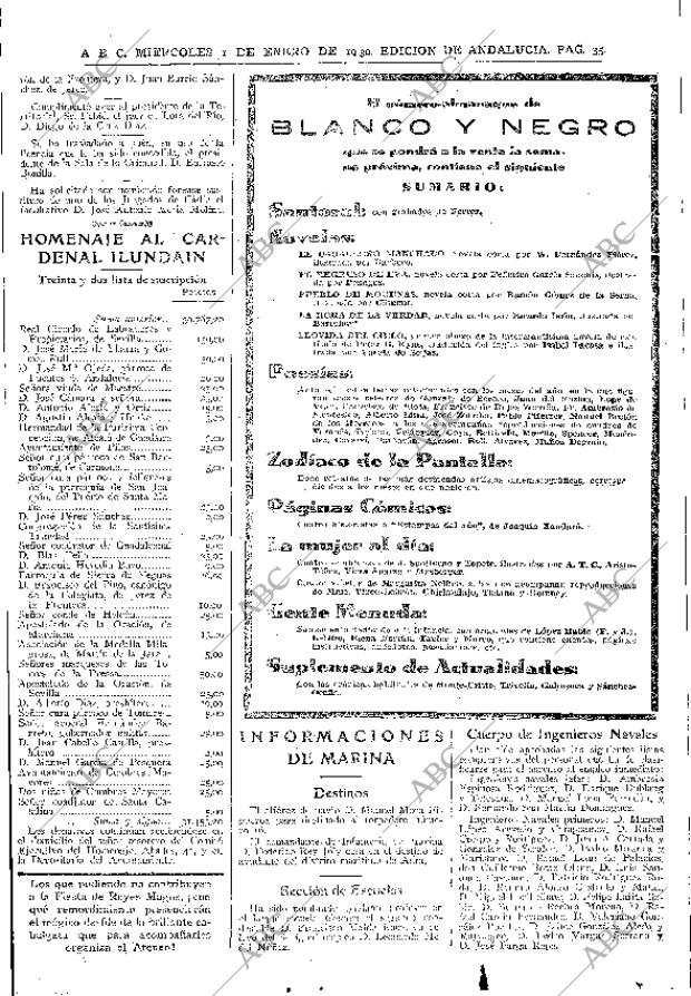 ABC SEVILLA 01-01-1930 página 35