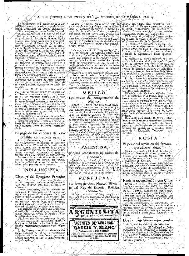 ABC MADRID 02-01-1930 página 25