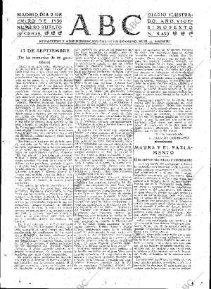 ABC MADRID 02-01-1930 página 3