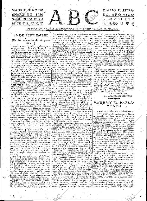 ABC MADRID 02-01-1930 página 3