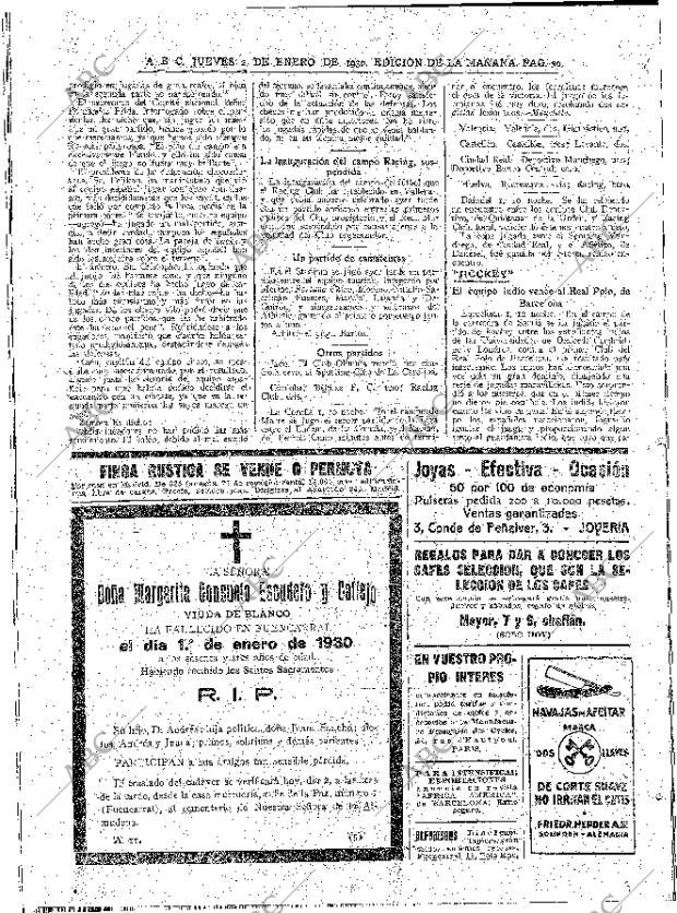ABC MADRID 02-01-1930 página 30