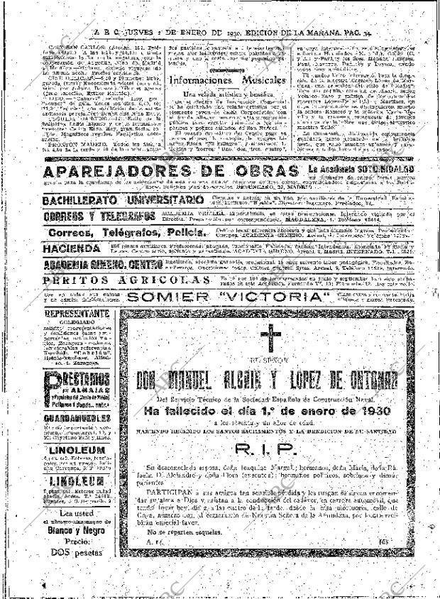 ABC MADRID 02-01-1930 página 34