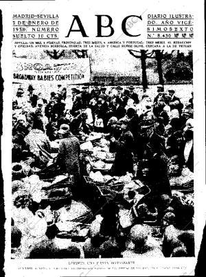 ABC SEVILLA 02-01-1930 página 1