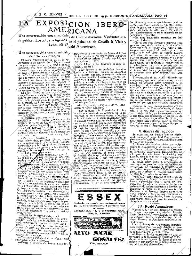 ABC SEVILLA 02-01-1930 página 15