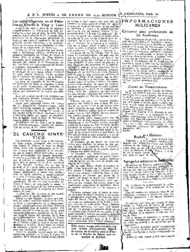 ABC SEVILLA 02-01-1930 página 16