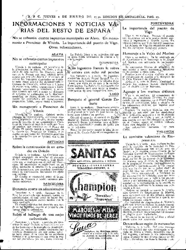 ABC SEVILLA 02-01-1930 página 23