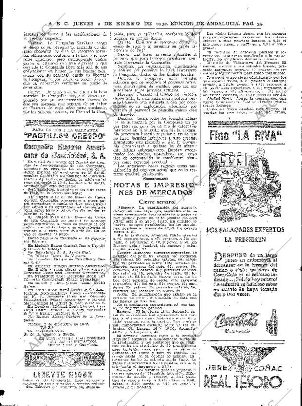 ABC SEVILLA 02-01-1930 página 33