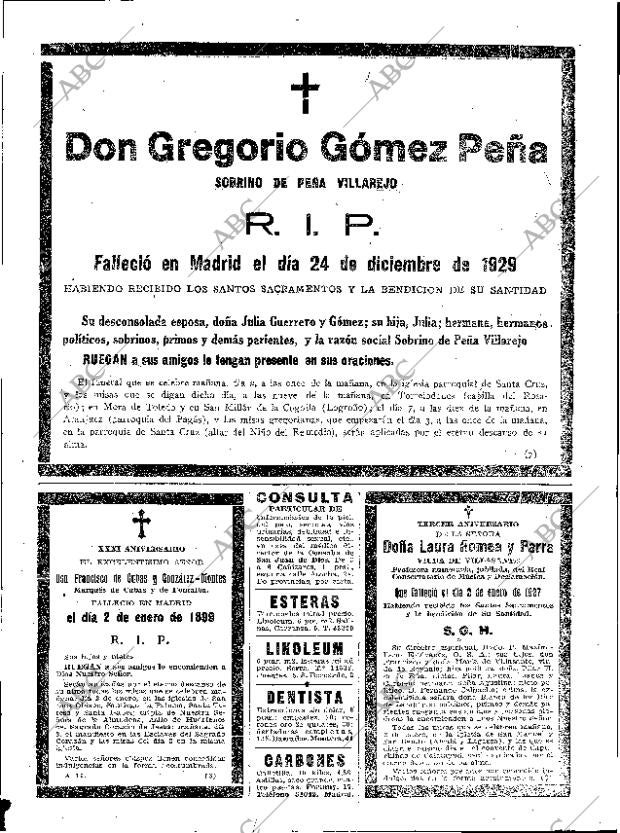 ABC SEVILLA 02-01-1930 página 39