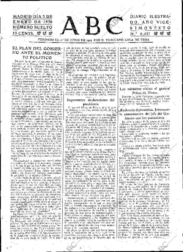 ABC MADRID 03-01-1930 página 15