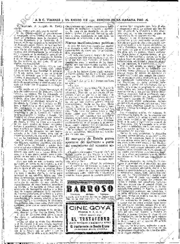 ABC MADRID 03-01-1930 página 16