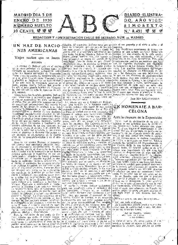 ABC MADRID 03-01-1930 página 3