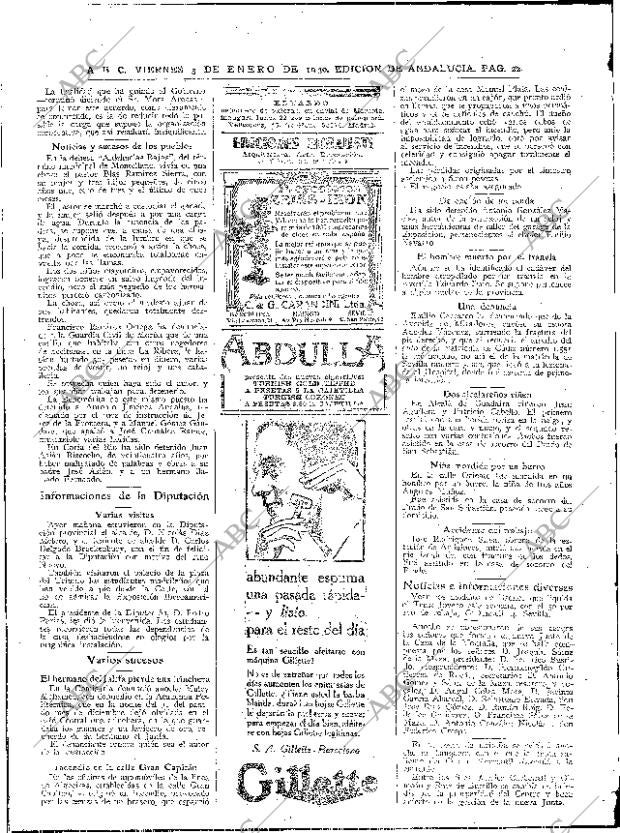 ABC SEVILLA 03-01-1930 página 22