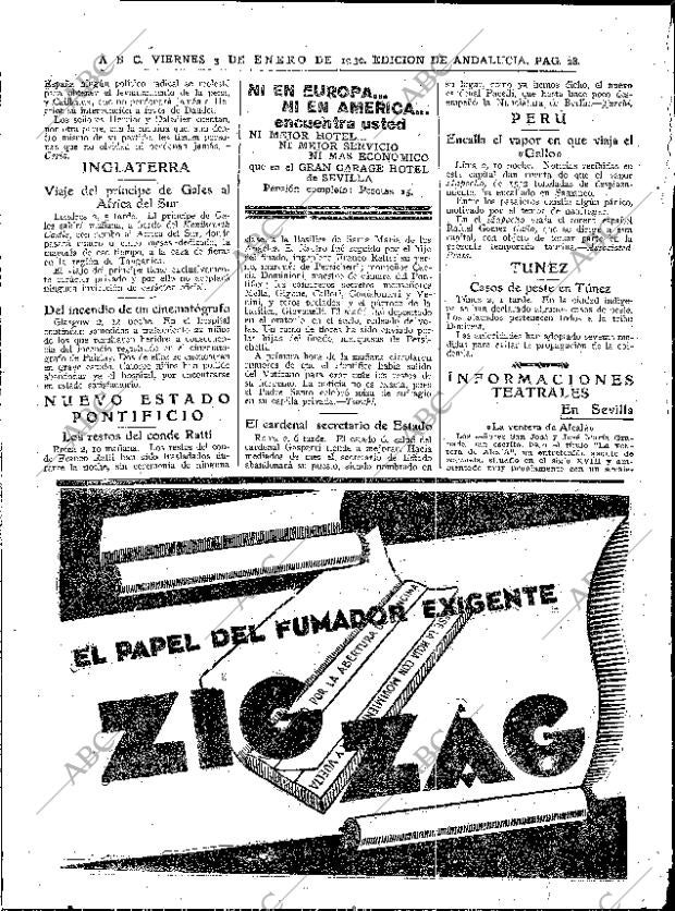 ABC SEVILLA 03-01-1930 página 28