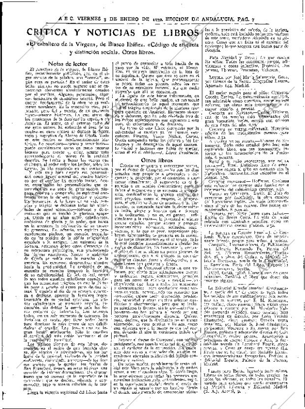 ABC SEVILLA 03-01-1930 página 7