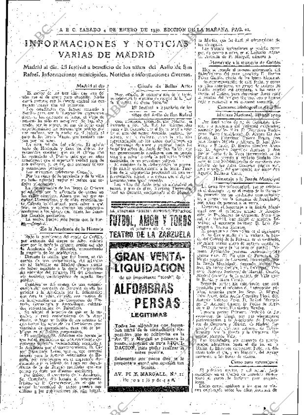 ABC MADRID 04-01-1930 página 21