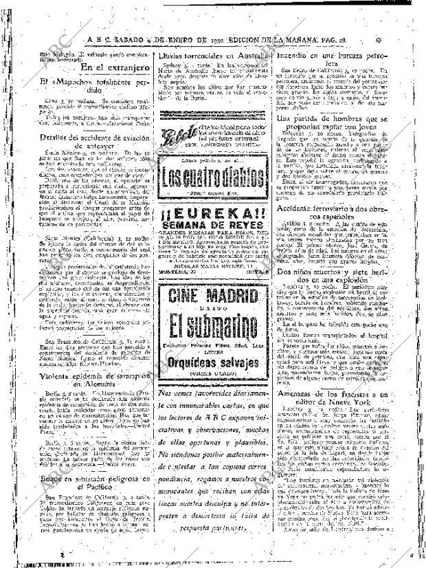 ABC MADRID 04-01-1930 página 28