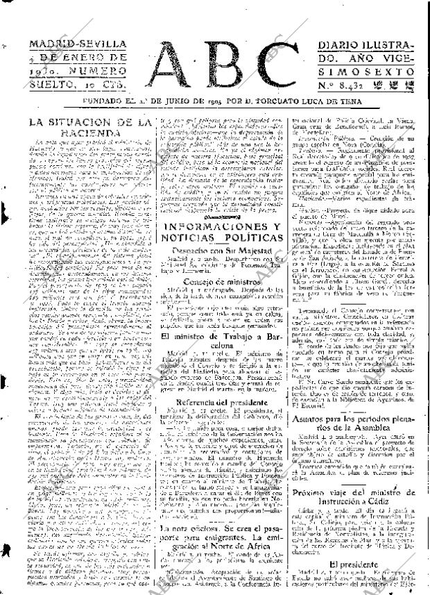 ABC SEVILLA 04-01-1930 página 15