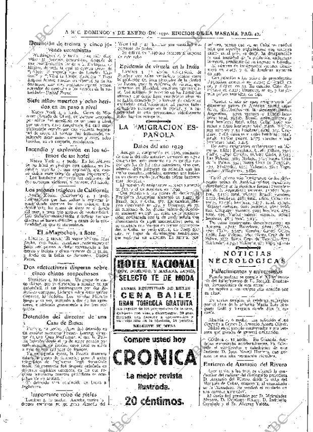 ABC MADRID 05-01-1930 página 47