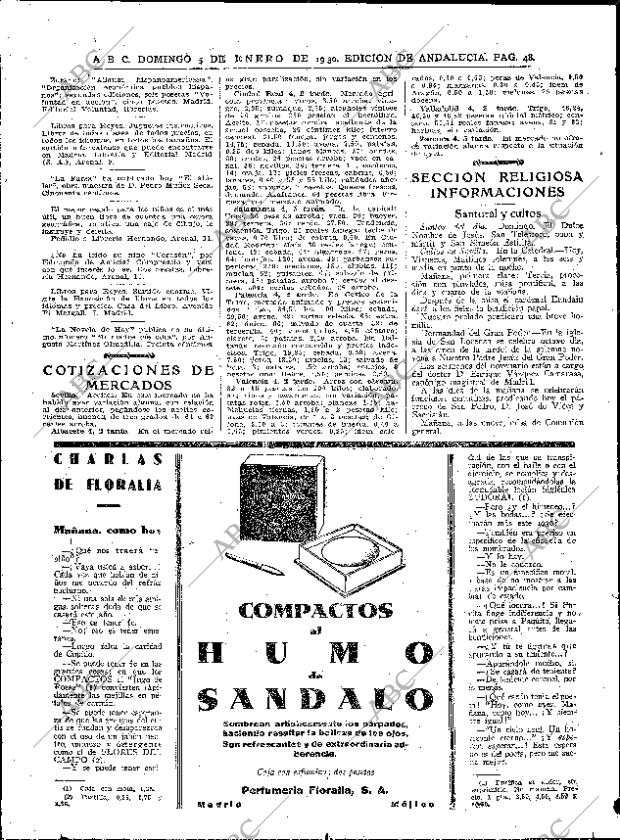 ABC SEVILLA 05-01-1930 página 46