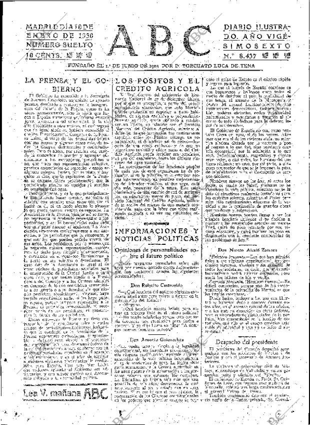 ABC MADRID 10-01-1930 página 15