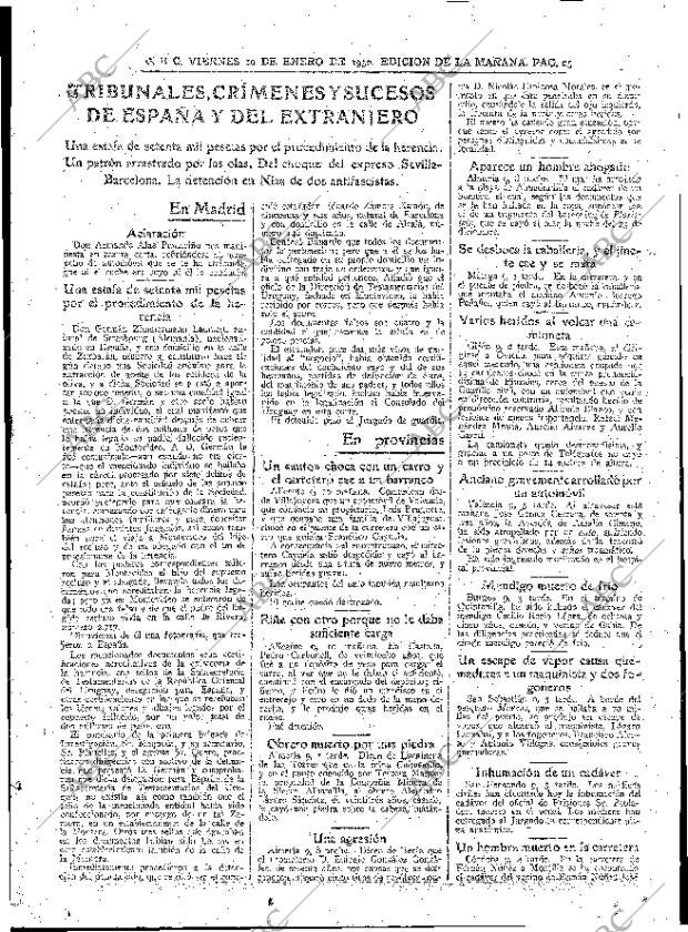 ABC MADRID 10-01-1930 página 25