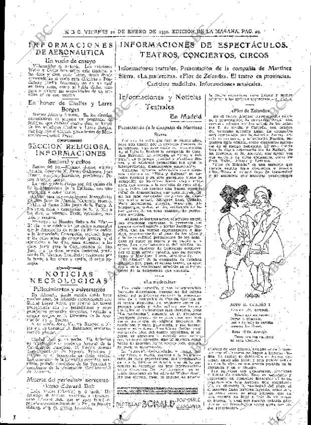 ABC MADRID 10-01-1930 página 29