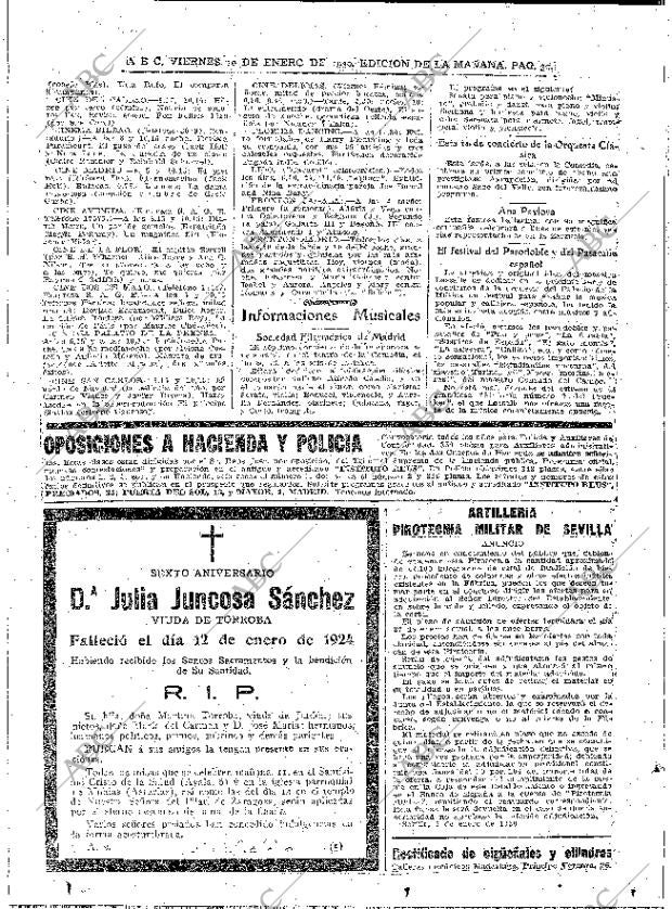 ABC MADRID 10-01-1930 página 32