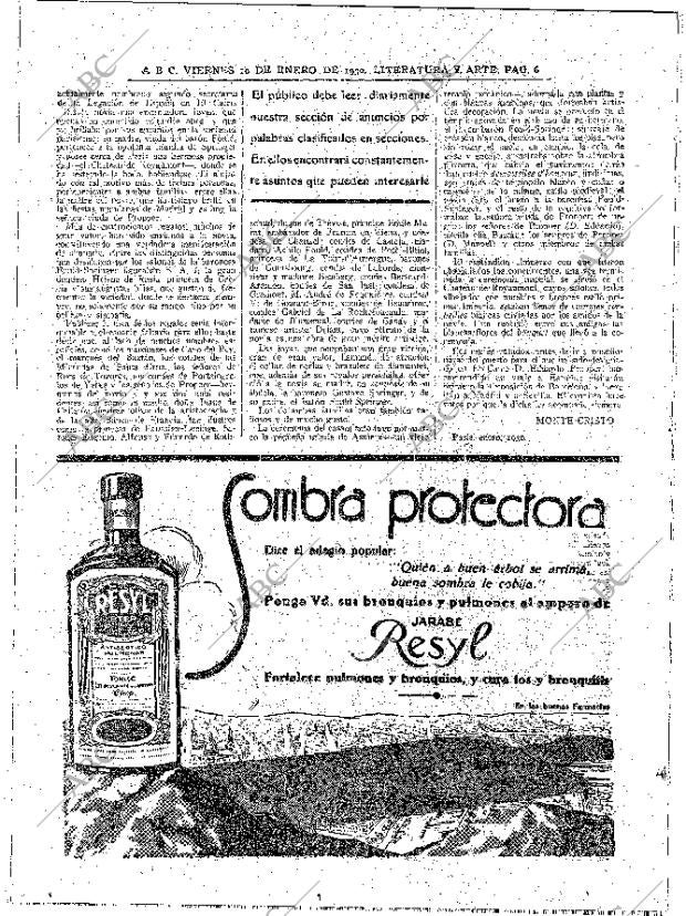 ABC MADRID 10-01-1930 página 6