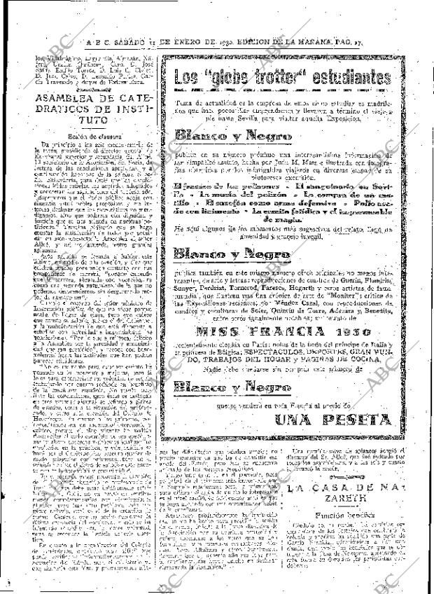 ABC MADRID 11-01-1930 página 15